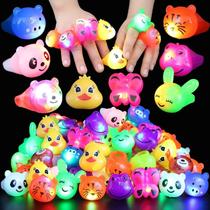 Party Favors Maegawa Light Up Rings 25 unidades para crianças de 4 a 8 anos