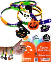 Party Favors Set UpBrands, pulseiras com zíper de Halloween, crianças