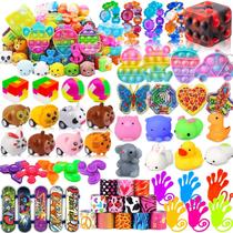 Party Favors Sibucor, 55 unidades para crianças de 4 a 8 a 12 anos, brinquedos Pop Fidget