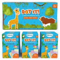 Party Favors Skillmatics Dot It Animals com mais de 250 adesivos, pacote com 15 Party Favors Skillmatics Dot It Animals com mais de 250 adesivos, pacote com 15