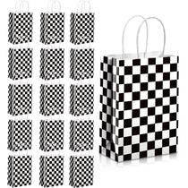 Party Favors Treat Bags Epakh Checkered Racing 16 unidades