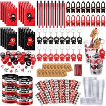 Party Favors Wettarn Ninja, 161 unidades de blocos de notas Flying Ninjas