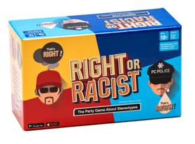 Party Game Right Or Racist Funny Gag Presente para homens e mulheres