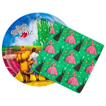 Partyware Silver Buffalo O Mágico de Oz Emerald City x32 Partyware Silver Buffalo O Mágico de Oz Emerald City x32