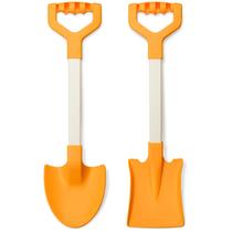 Pás de areia de praia QINGLER de 20 polegadas para crianças, pacote com 2 unidades, laranja Pás de areia de praia QINGLER de 20 polegadas para crianças, pacote com 2 unidades, laranja