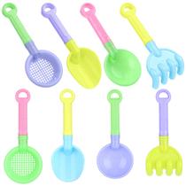 Pás de Areia Skylety para Crianças - Conjunto com 8 Peças - Brinquedos de Praia e Jardim Pás de Areia Skylety para Crianças - Conjunto com 8 Peças - Brinquedos de Praia e Jardim