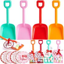 Pás de plástico de brinquedo JOYIN 28 unidades com bolsas e cartões PE de dia dos namorados Pás de plástico de brinquedo JOYIN 28 unidades com bolsas e cartões PE de dia dos namorados