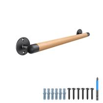 Pasamanos SELEWARE de Madera 66 cm para Escalera - Montaje en Paneles de Yeso o Concreto Pasamanos SELEWARE de Madera 66 cm para Escalera - Montaje en Paneles de Yeso o Concreto