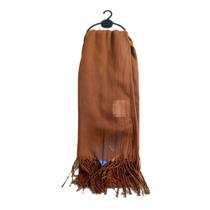 Pashmina Básica Preta e Marrom Claro Basic+ Confortável Pashmina Básica Preta e Marrom Claro Basic+ Confortável