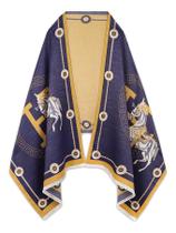 Pashmina Shawl Wrap nratto feminino reversível azul 70x180cm Pashmina Shawl Wrap nratto feminino reversível azul 70x180cm