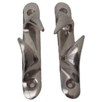 Passa Cabo Latão Cromado 110mm Par