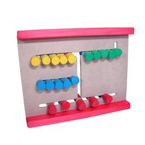 Passa Cores Em Madeira Multicolorido - Dicá