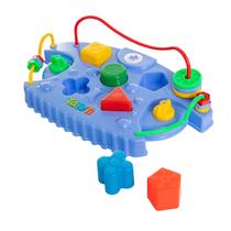 Passa Encaixa Brinquedo Infantil Didático Mesinha Interativa