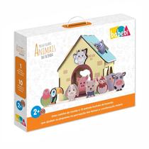Passa Figuras Animais Da Fazenda Babebi Brinquedo De Encaixe