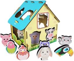 Passa Figuras Animais da Fazenda