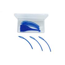 Passa fio 10 pacotes com 25 condutores cada Azul - Orto Central