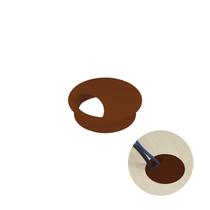 Passa Fio 59 Mm Marrom Para Mesas E Bancadas - Mark