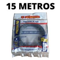 Passa Fio Com Alma Aço 15 Metros Não Transmite Choque Passa Fio Com Alma Aço 15 Metros Não Transmite Choque