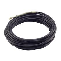 Passa Fio com Alma de Aço 10 Metros Preto Force Line