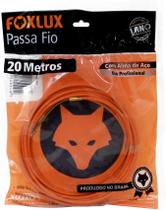 Passa Fio com Alma de Aço Foxlux Ideal para Instalação Elétrica, Conduítes Extensos e Passagem Segura de Cabos