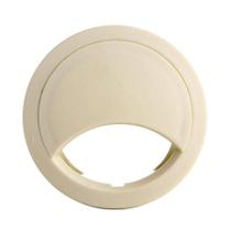 Passa Fio Com Trava Para Móveis 46mm Bege Passa Cabo