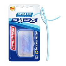 Passa Fio Dental 30 Unidades para Próteses e Aparelhos Dentalclean