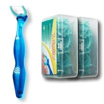 Passa-fio dental T.Smile com cabo de 12,7 cm + 100 refis extra resistentes