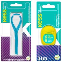 Passa Fio e Mini Fio Dental Encerrado Sabor Menta Kess 11m