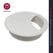 Passa fio p&j 60mm branco plástico com 1 unidade 9043 654027