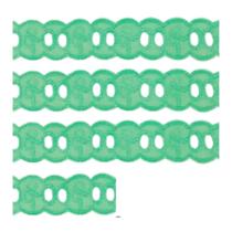 Passa fita de poliéster 2.5cm cor 539 verde tiffany peça c/13,70 metros Passa fita de poliéster 2.5cm cor 539 verde tiffany peça c/13,70 metros