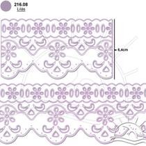 Passa Fita Marilda Mod. 07 com Bordado 10 Metros - Multicolor Passa Fita Marilda Mod. 07 com Bordado 10 Metros - Multicolor