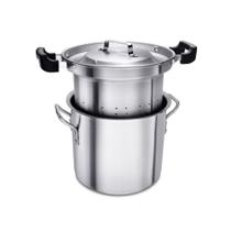 Passa Massa 28Cm Espagueteira Hotel 28 Alça Baquelite Alumínio ABC.