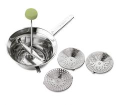 Passa Verduras 3 Discos Aço Inox 20 cm Vera 13333147 Ghidini