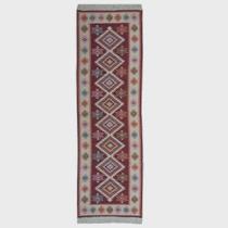 Passadeira 1,80 Kilin Gashgai 60X180 Dupla Face Tribal 2 Red