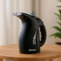 Passadeira a Vapor Portátil 127V Preta 800W Vaporizador de Roupas, Desamassa no Cabide, Remove Pelos e Aquece Rápido