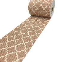 Passadeira Antiderrapante Árabe Bege - 43cm de Largura