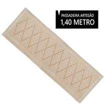 Passadeira Artesão Marrom Claro 47cm x 140cm