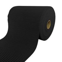 Passadeira Emborrachada Soft Antiderrapante Rolo Fechado com 15 Metros X 43cm 45cm Preto Passadeira Emborrachada Soft Antiderrapante Rolo Fechado com 15 Metros X 43cm 45cm Preto