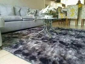 Passadeira Gigante Macia Felpuda Para Quarto Closet Sala 0,60x2 Cinza Mesclado