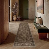 Passadeira HUGEAR 61 x 183 cm Vintage Marrom Antiderrapante