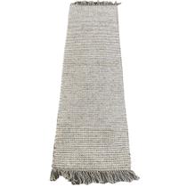 Passadeira Kilim Indiana Artesanal Lã Buclê Bege 0,60x1,80m