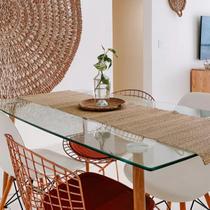 Passadeira para Mesa em Junco 1,00mt x 30cm Caminho Mesa