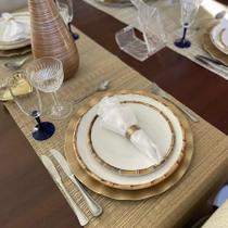 Passadeira Para Mesa Em Junco 1,45mt X 30cm Caminho Mesa