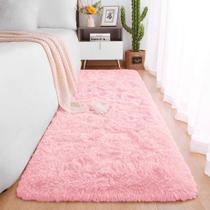 Passadeira Quarto Felpudo Peludo Rosa Bebe 60 X 180 Cm Passadeira Quarto Felpudo Peludo Rosa Bebe 60 X 180 Cm