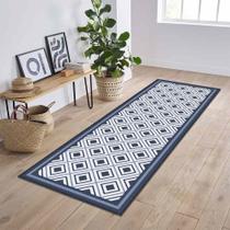 Passadeira Sala Quarto Veludo Canvas 140x40 Antiderrapante