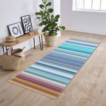 Passadeira Sala & Quarto Veludo Rainbow 300x60 Antiderrapant