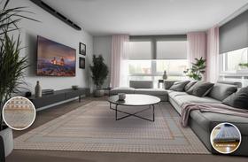 Passadeira Sisal Look Pop Florenca3 100x150 cm Passadeira Sisal Look Pop Florenca3 100x150 cm