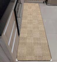 Passadeira Sisal Tapete Moderno 2,30x0,66 Base Antiderrapante