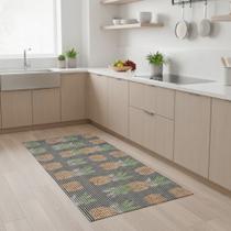 Passadeira Soft Abacaxi Rolo 0,43x15m Vinil PVC