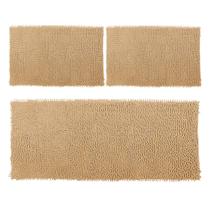 Passadeira Tapete Antiderrapante 50 X 100 cm Bolinha + 2 Tapetes Banheiro Bolinha 38x58cm